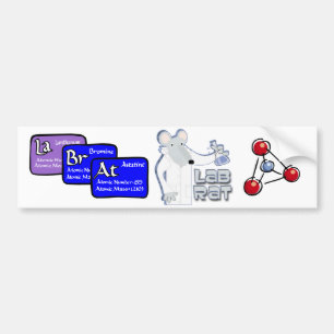 LAB RATT PERIODISKA SYSTEMET BUMPER DEKAL