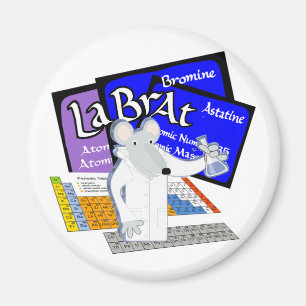 Lab Råtta med Inslag från Periodiska Bord Magnet