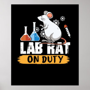 Lab Råtta om Duty science Mces design shirt Poster
