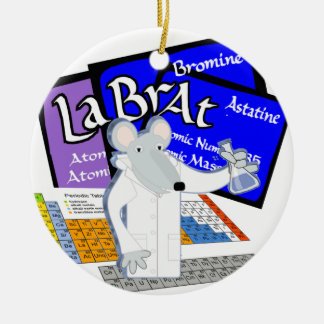 LAB RÅTTA ORNAMENT (PERIODIC BORD OF INSLAG)