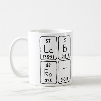 Lab Råtta periodiskt bord namn mugg