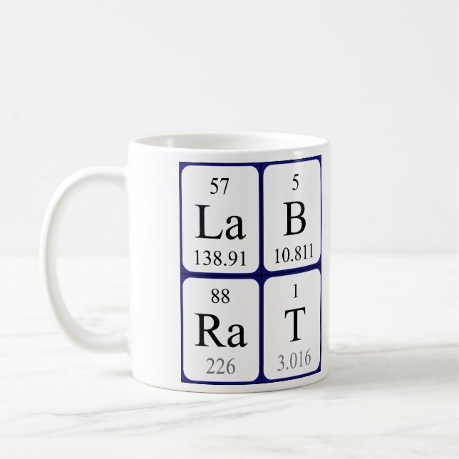 Lab Råtta periodiskt bord namn mugg (Vänster)
