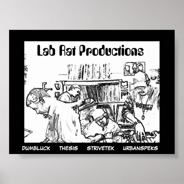 Lab Råtta Productions Poster (Framsidan)