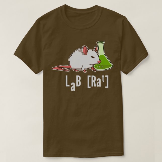 Lab Råtta Science Chemistry Professor Laboratoire  T Shirt (Design framsida)