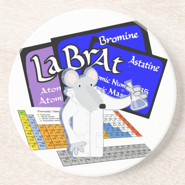 LAB RÅTTA VEENTIST LABORATORY PERIODIC BORD UNDERLÄGG (Framsidan)