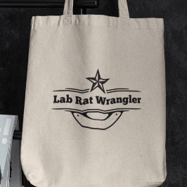 Lab Råtta Wrangler Chemistry Teacher Gift Tygkasse