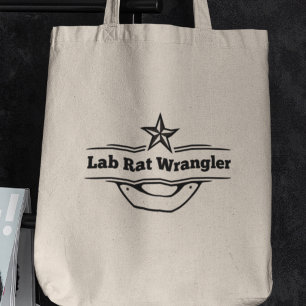 Lab Råtta Wrangler Chemistry Teacher Gift Tygkasse