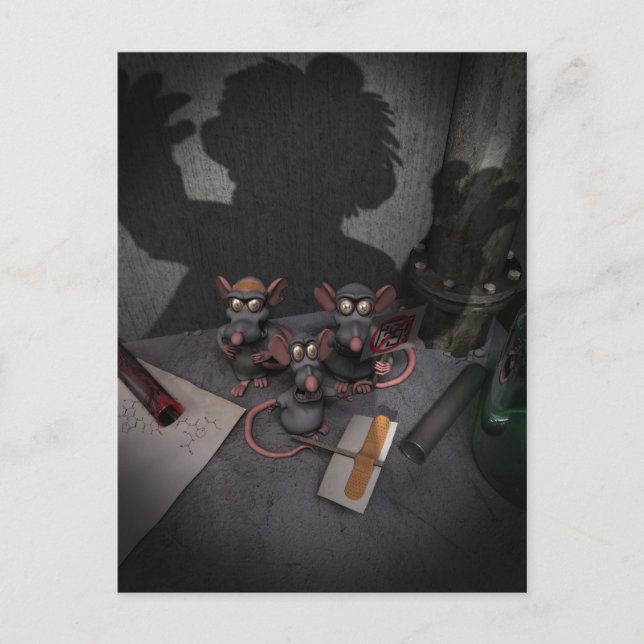 Lab Råttor Unite vykort (Framsida)