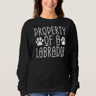Lab Retriever Egendom i en labrador T Shirt