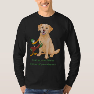 Lab Retriever och Anka Middag eller vän T Shirt