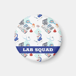 Lab Squad, Medicinal Laboratory Professionell Gift Magnet