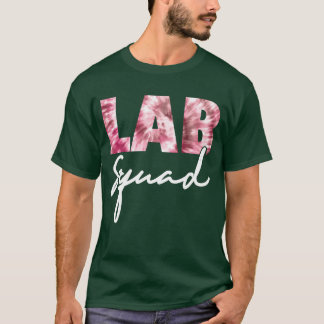 Lab Squadie Dyeeam Lab Älskare Labbetbetant familj T Shirt
