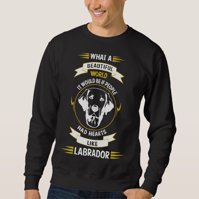 Lab Sticker Lång Ärmad Tröja (Framsida)