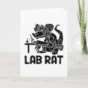 Lab Tech Lab Råtta, kemist, laboratorietekniker Kort
