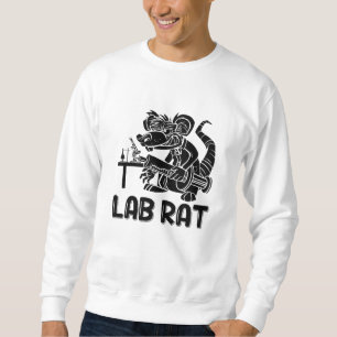 Lab Tech Lab Råtta, kemist, laboratorietekniker Lång Ärmad Tröja