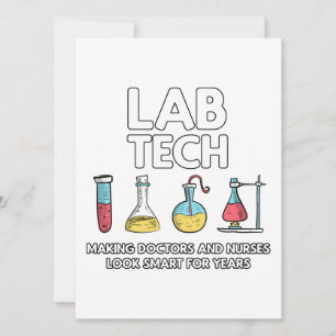 Lab Tech Laboratory Julkort