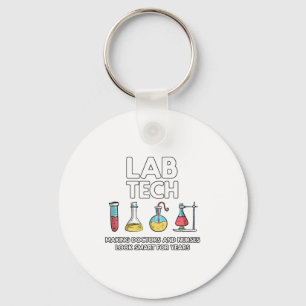 Lab Tech Laboratory Nyckelring