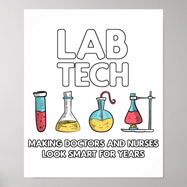 Lab Tech Laboratory Poster (Framsidan)