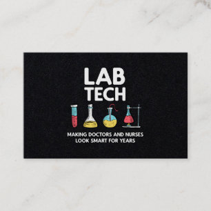Lab Tech Laboratory Visitkort