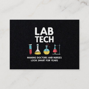 Lab Tech Laboratory Visitkort