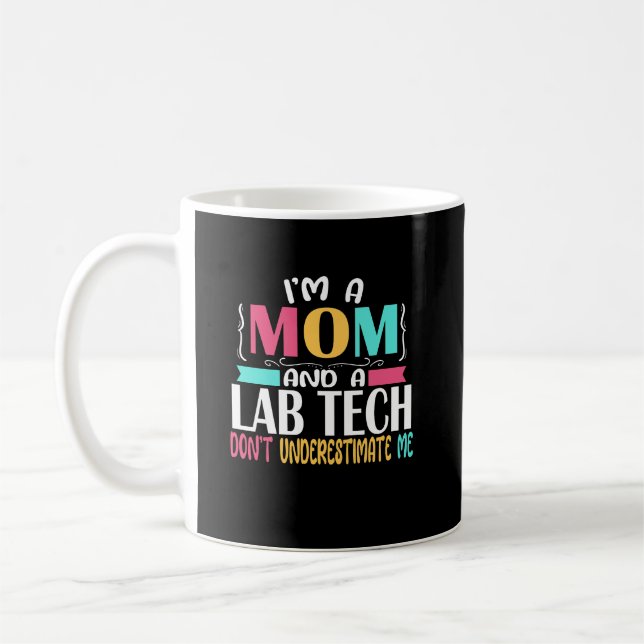 Lab Tech Mamma Laboratorietekniker Mamma Kaffemugg (Vänster)