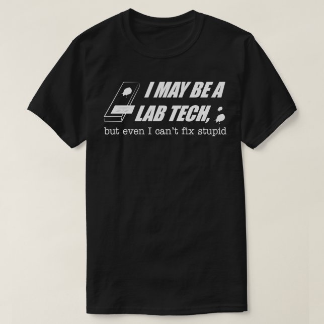 Lab Tech Medicinsk Lab-teknikern, finnotering T Shirt (Design framsida)