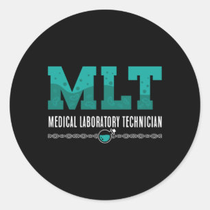 Lab Tech MLT Medicinal Laboratory Technician Scien Runt Klistermärke