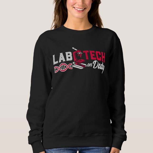 Lab Tech on Duty Medical Technolog Laboratory T Shirt (Framsida)