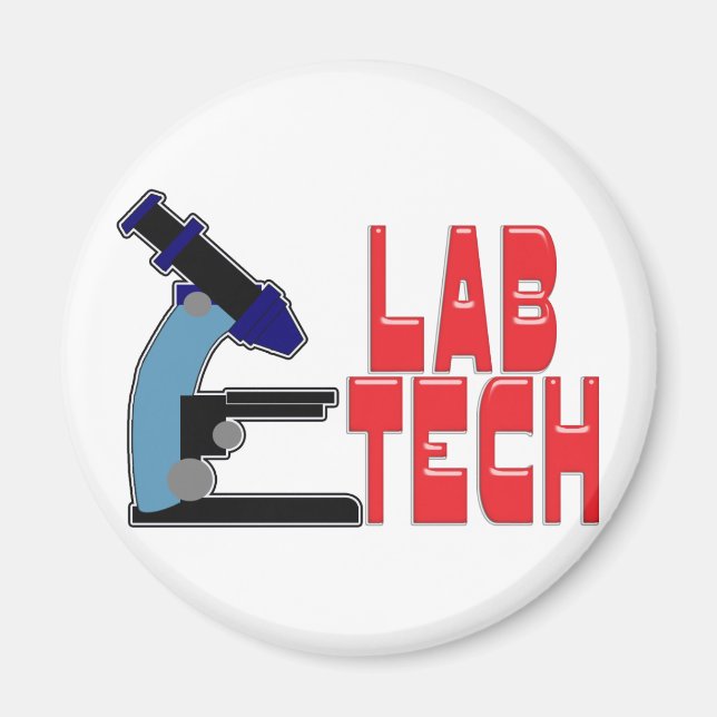 LAB TECH with MICROSCOPE Magnet (Framsidan)