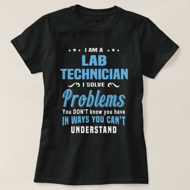 Lab Technician T Shirt (Design framsida)