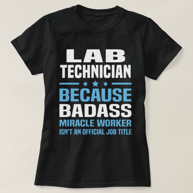 Lab Technician T Shirt (Design framsida)