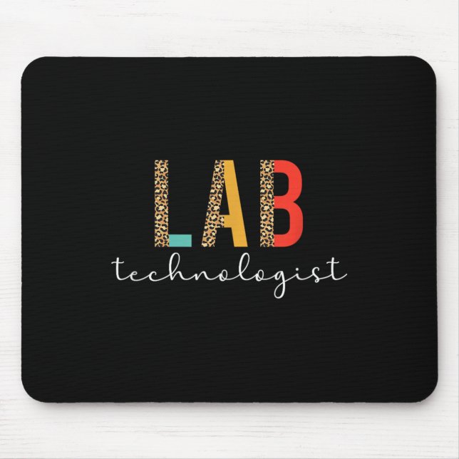 Lab Technolog Boho Leopard Laboratory Tech Musmatta (Framsidan)