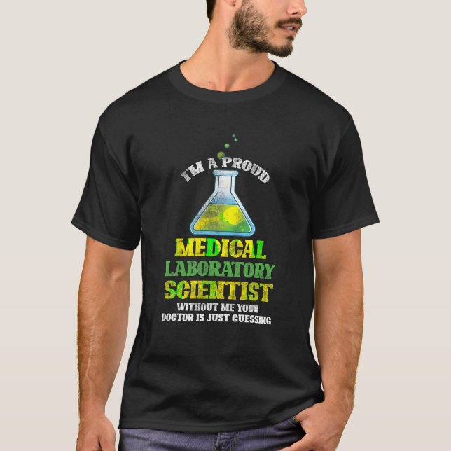 Lab Technolog Funny Medicinal Laboratory Scientis T Shirt (Framsida)