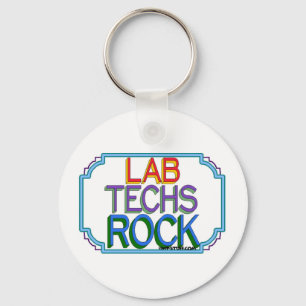 Lab Techs Sten Nyckelring