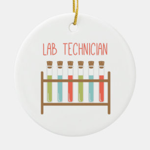 Lab-tekniker Julgransprydnad Keramik