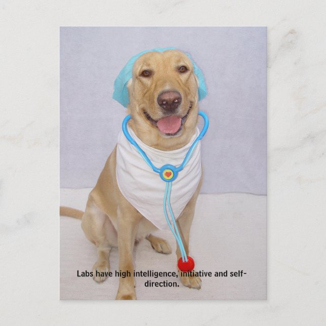 Lab Traits - High Intelligence Vykort (Framsida)