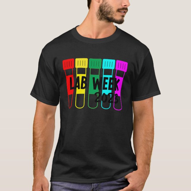 Lab Vecka 2023 Roligt Lab Vecka T Shirt (Framsida)