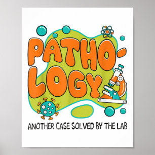 Lab Vecka 2025 patologi Retro Myasty Maskin of D Poster