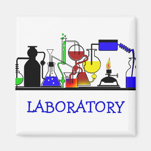 LAB WARE - LABORATORY GLASSWARE-INSTÄLLNING MAGNET