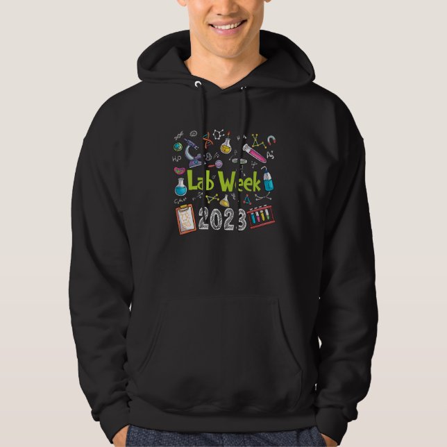 Lab Week 2023 Laboratory Tech Medical Technician S Hoodie (Framsida)