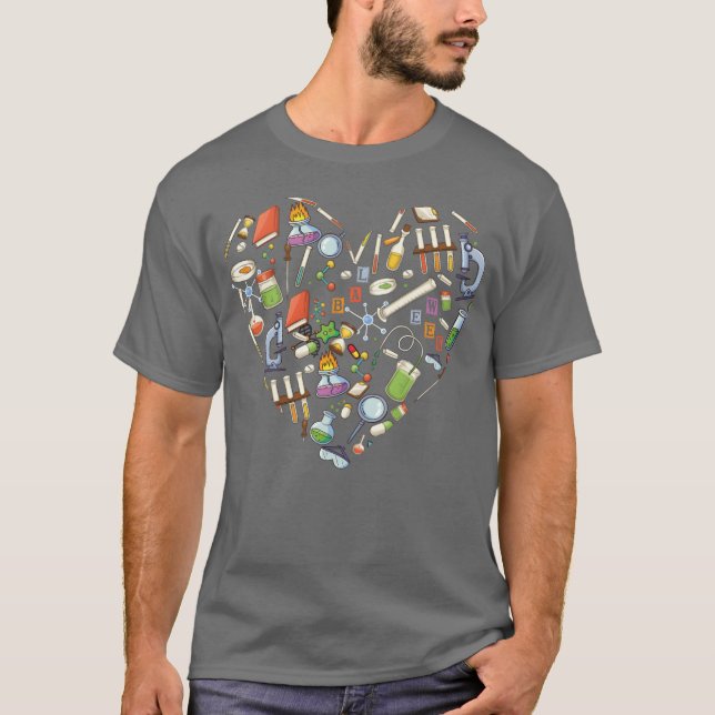 Lab Week 2023 Laboratoryech Heart Funny Loveec gir T Shirt (Framsida)