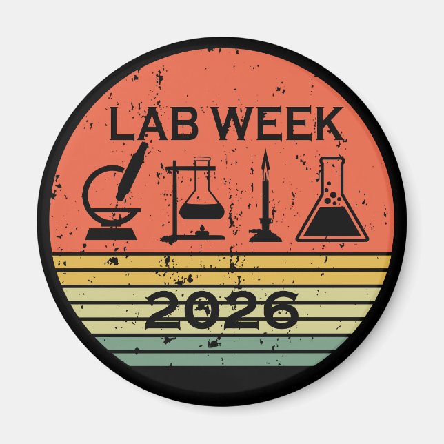 Lab Week 2026 Medical Laboratory Professionals Magnet (Framsidan)