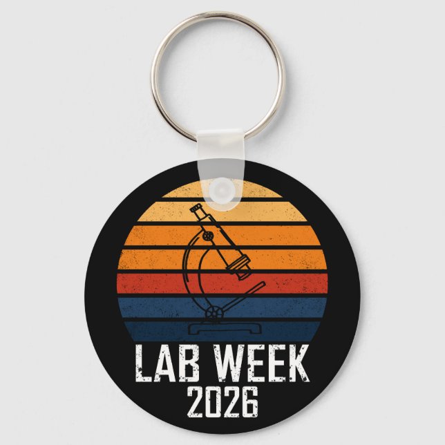 Lab Week 2026 Medical Laboratory Professionals Nyckelring (Framsida)