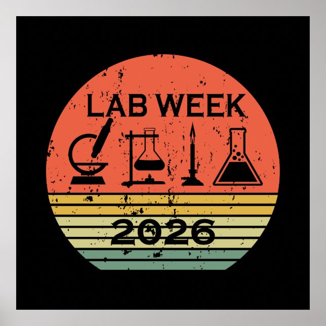 Lab Week 2026 Medical Laboratory Professionals Poster (Framsidan)
