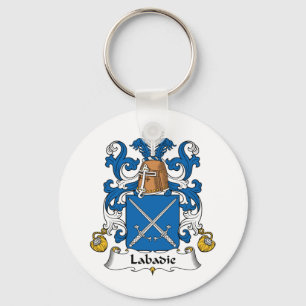 Labadie Family Crest Nyckelring