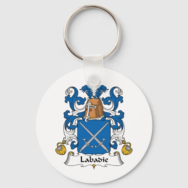 Labadie Family Crest Nyckelring (Framsida)