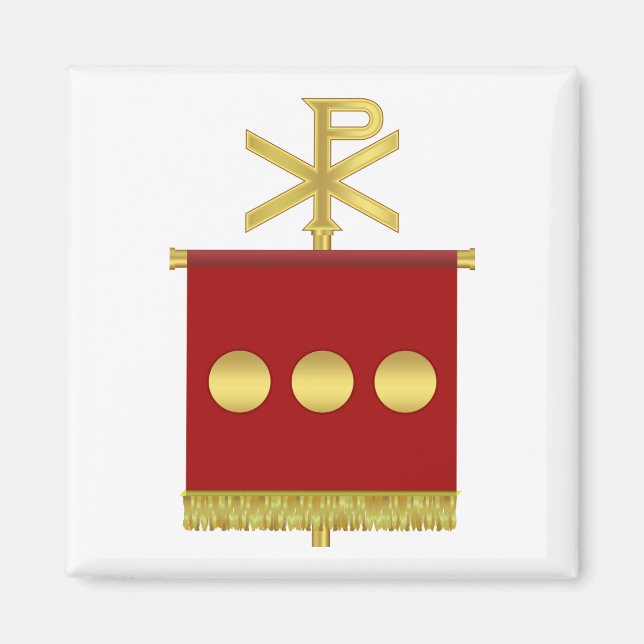 Labarum med Chi Rho Magnet (Framsidan)