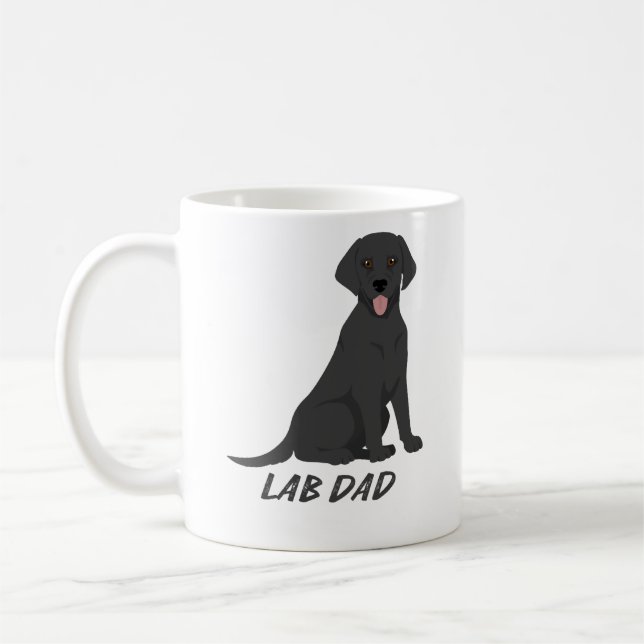 Labb Pappa � Stolt Labrador Retriever Hundägare Kaffemugg (Vänster)