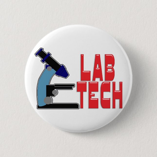 LABB TECH med MIKROSKOPET Knapp (Framsida)