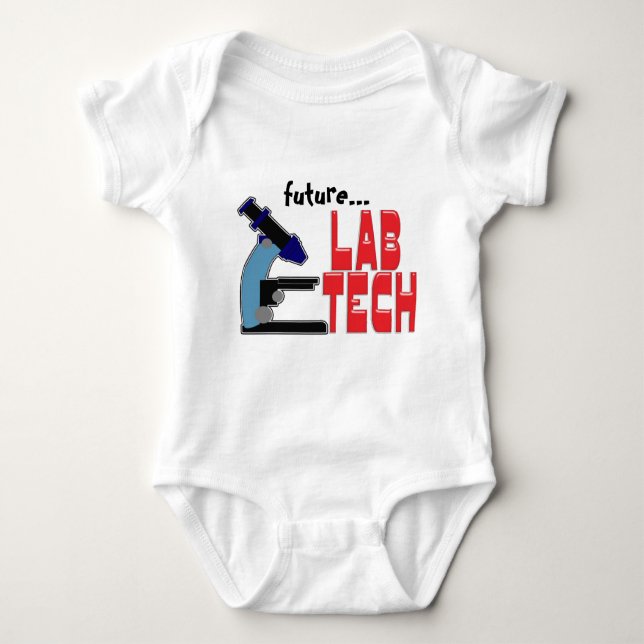 LABB TECH med MIKROSKOPET Tröja (Framsida)